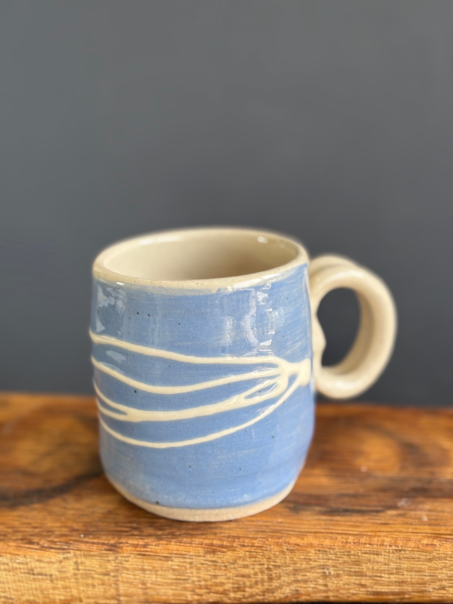 Undersea Cable pale blue Mug