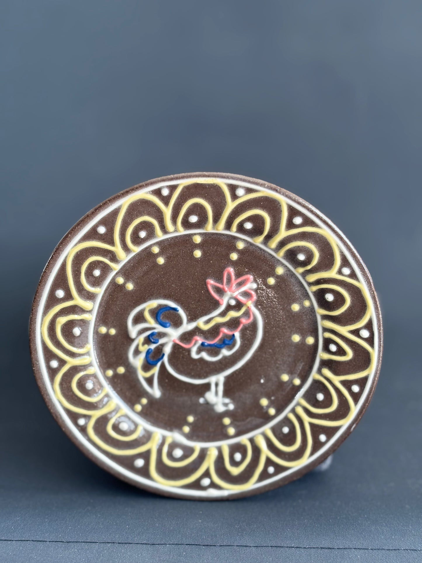 Cockerel saucer