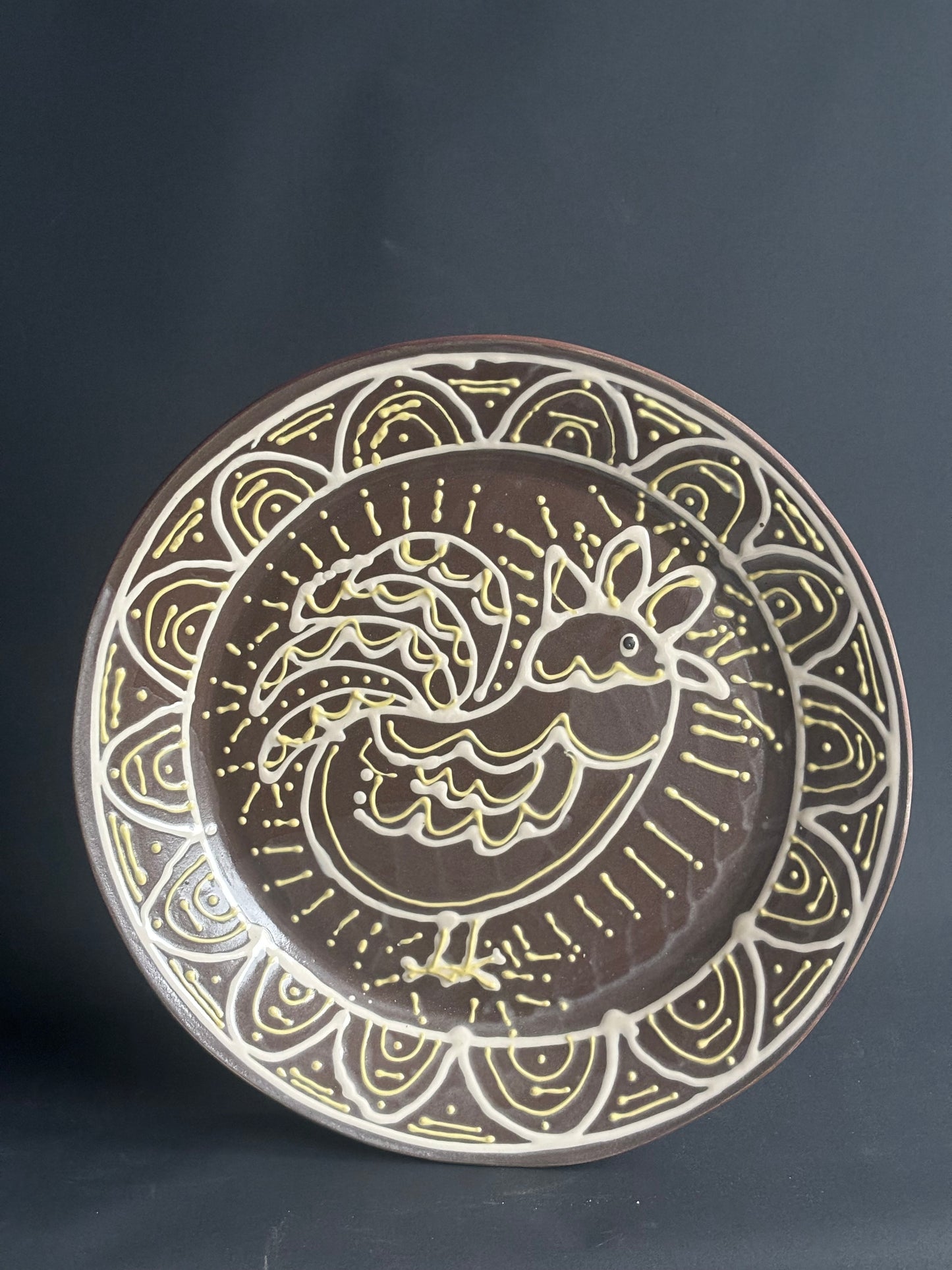 Large cockerel platter
