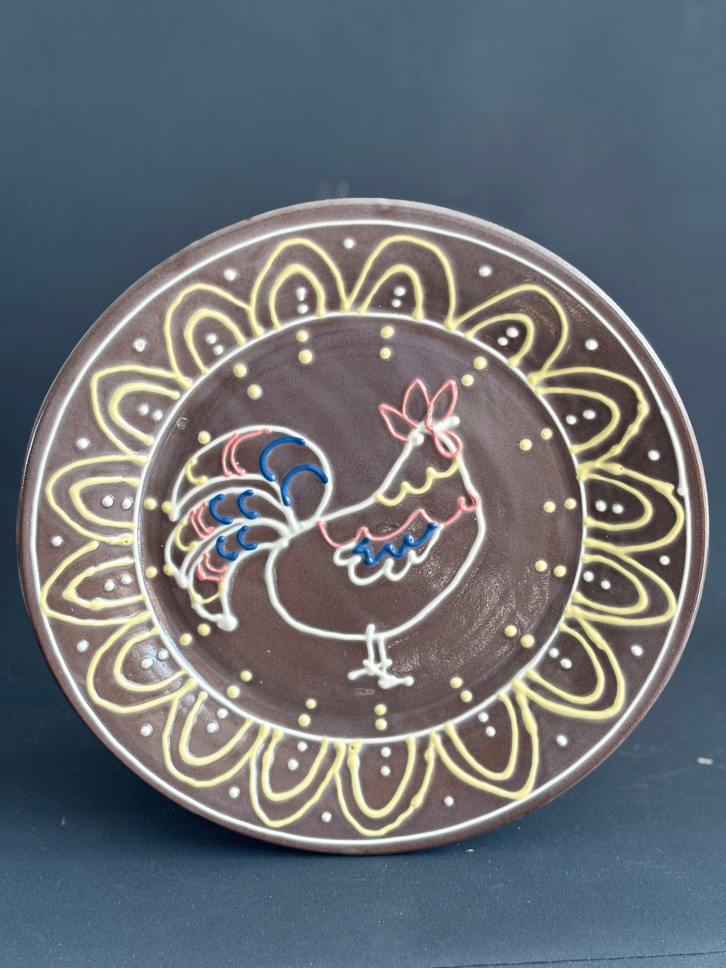 Cockerel - dinner plate