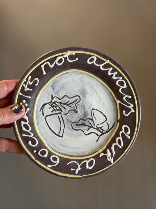 Notes to Self side plate matte