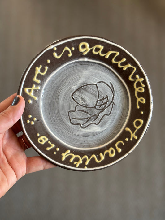Notes to Self side plate glossy