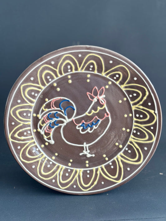 Cockerel - dinner plate